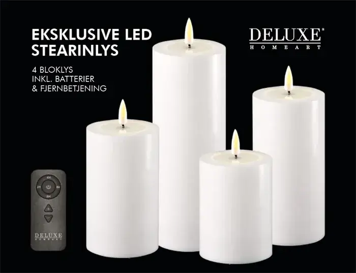 Foto 1 LED Candle Set x4 White