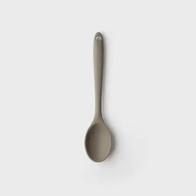 Foto van Mini Silicone Spoon Grey