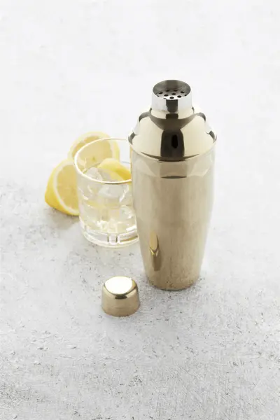 Foto van Cobbler shaker Goud 750ml