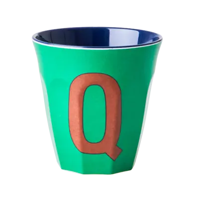 Foto van Melamine alfabet beker Blue Q