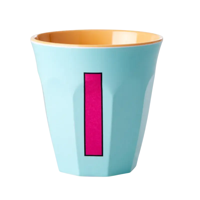 Foto 1 Melamine alfabet beker Pink I