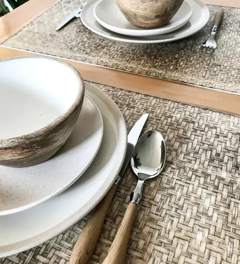 Foto 3 Placemat Rattan Cross
