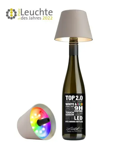 Foto van Flessenlampje RGB Taupe