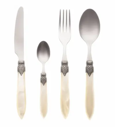 Foto van Bestekset Murano Creme 24-deli