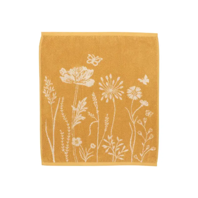 Foto 2 Handdoek Wild Flowers Geel