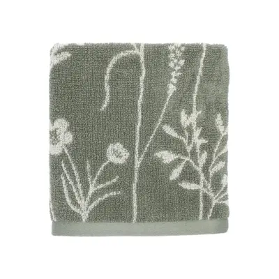 Foto van Handdoek Wild Flowers Groen