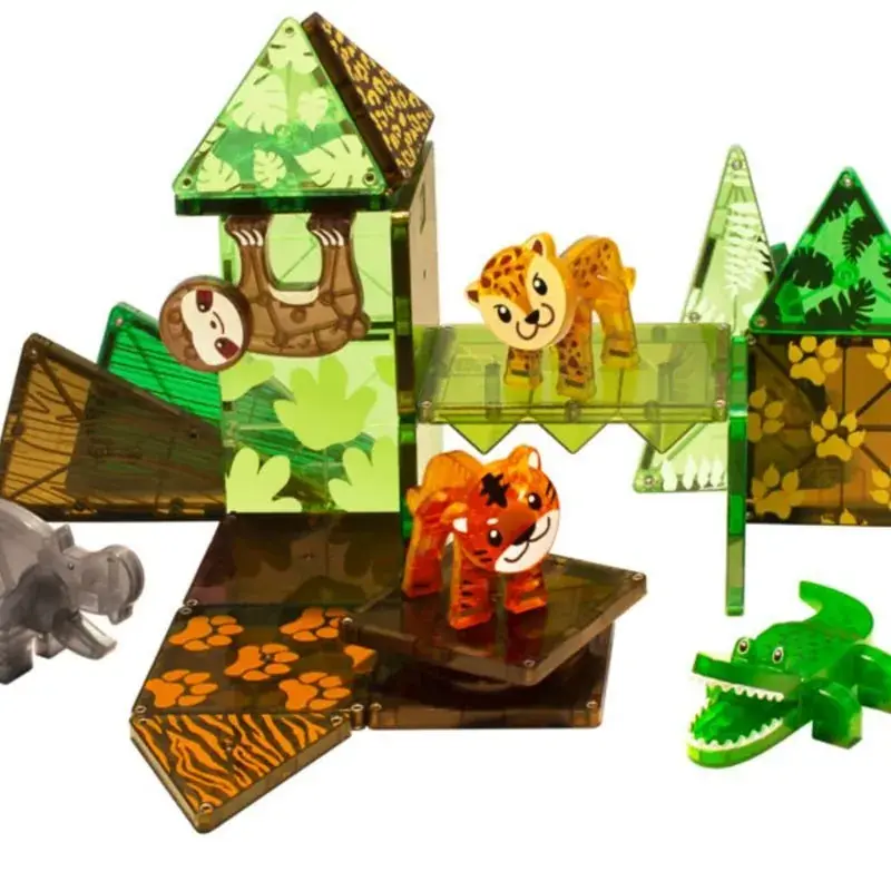 Foto 2 Magna-tiles Jungle animals