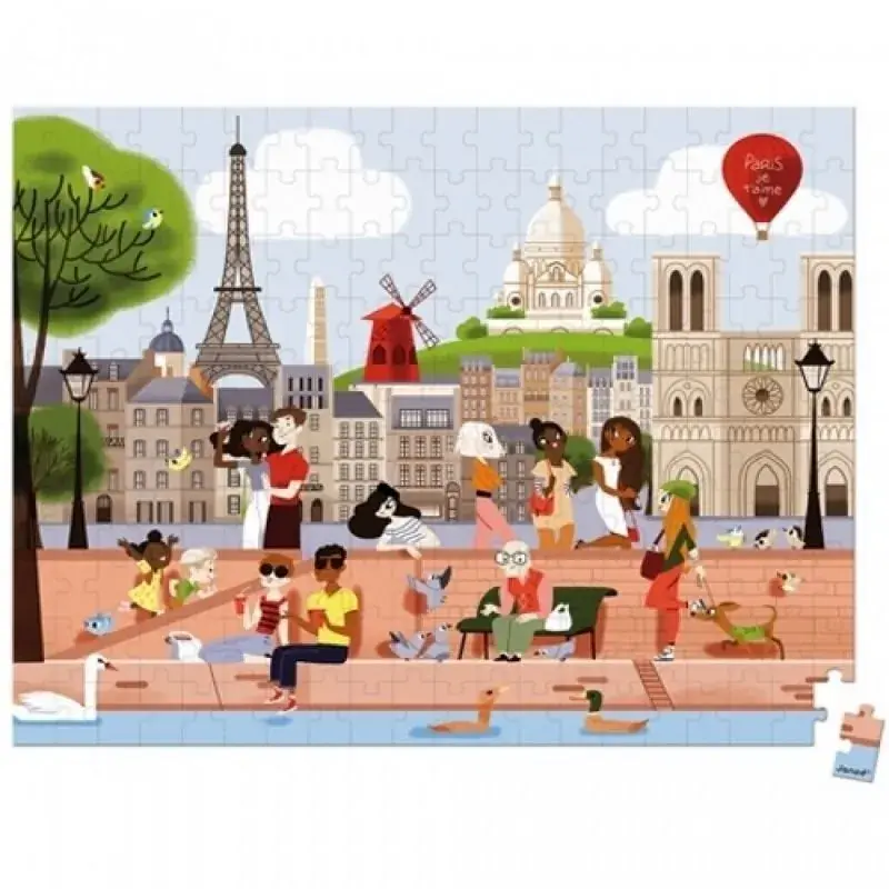 Foto 2 Puzzel parijs 200st