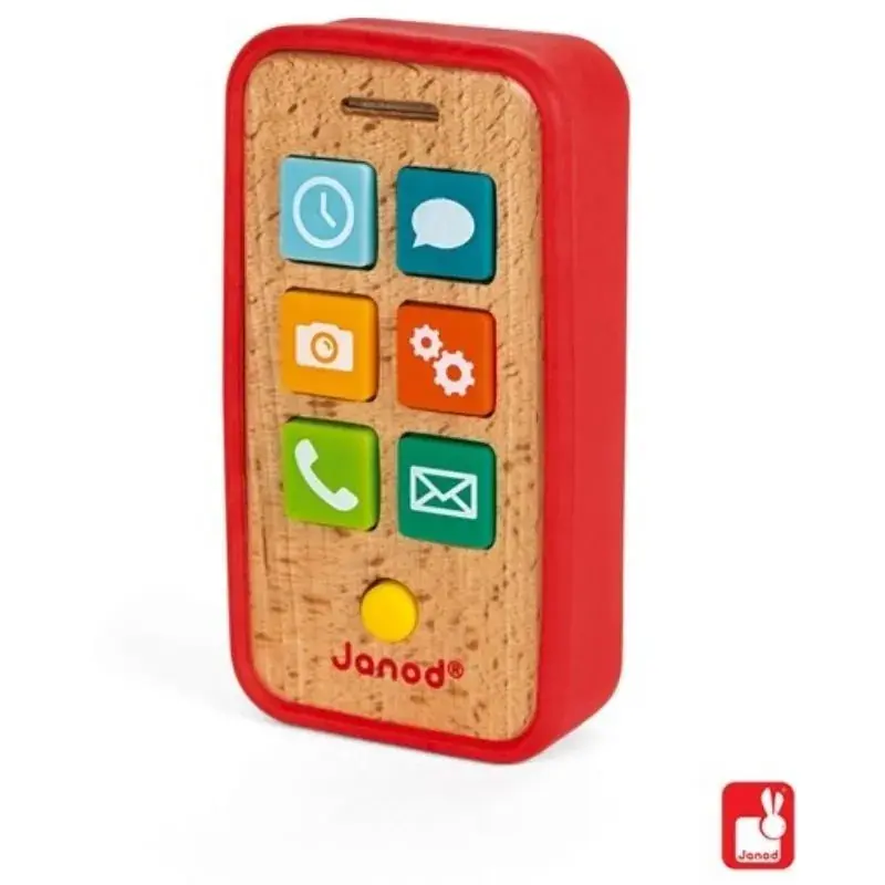 Foto 2 Houten telefoon met geluid