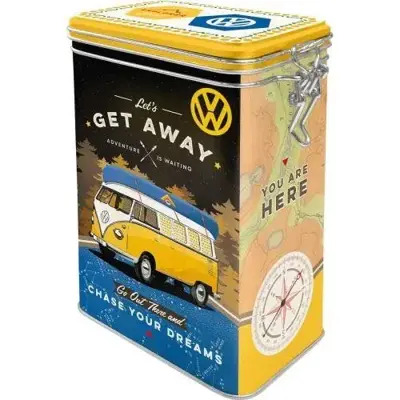 Foto van Blik met clip VW Lets Get Away