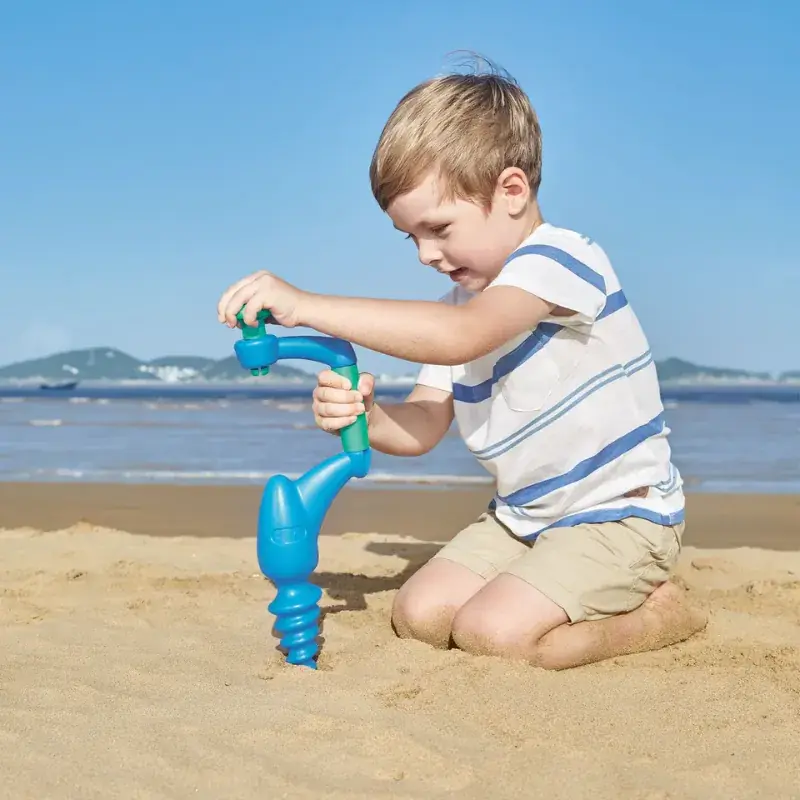 Foto 2 Hape zand boor blauw