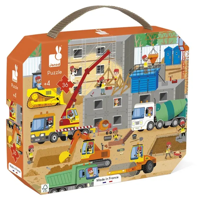 Foto 1 puzzel de bouwplaats 36 pcs 4+