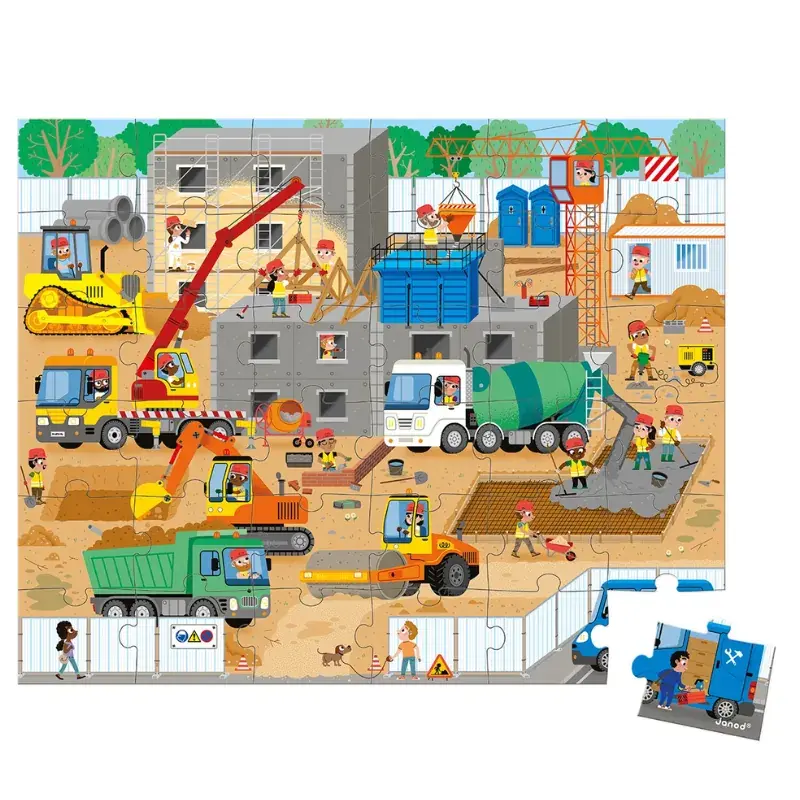 Foto 2 puzzel de bouwplaats 36 pcs 4+