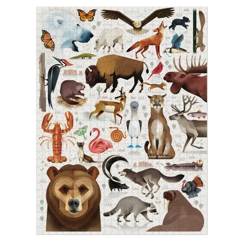 Foto 2 Noord Amerikaanse dieren 750st