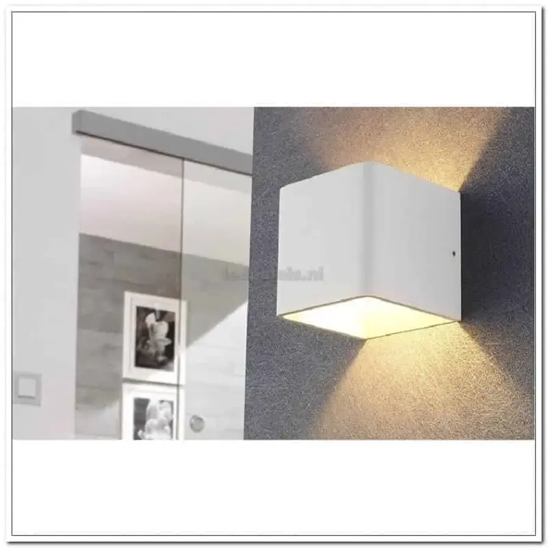 Foto 6 Fulda wandlamp wit  WL FULDA A WI LED wit 10 cm