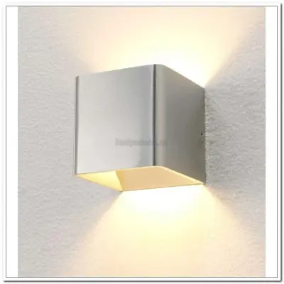 Foto van Fulda wandlamp aluminium  WL FULDA ALU 1 LED aluminium 10 cm