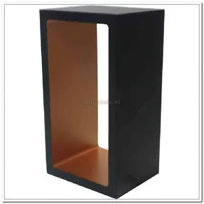 Foto van Corridor tafellamp metaal  zwart/goud LED 6- lichts TL CORRIDOR ZW  18,2 cm