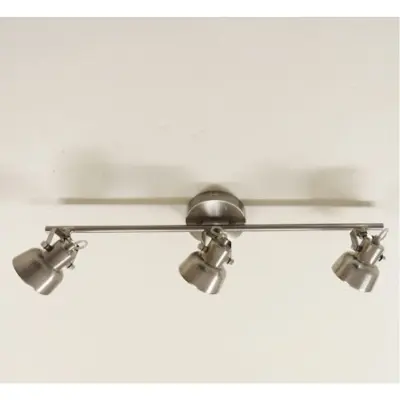 Foto van Spot 3lichts Odisseo LED Staal PL 2431 S Incl Ledlampjes