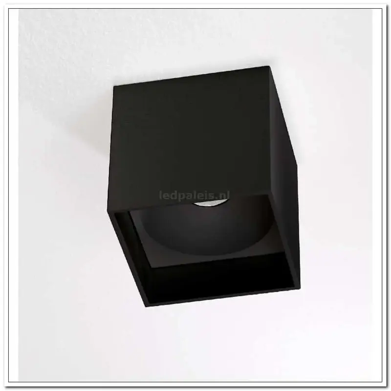 Foto 10 PLafondlamp spot wit "Brock" 10x10x10cm LED 7W dimbaar