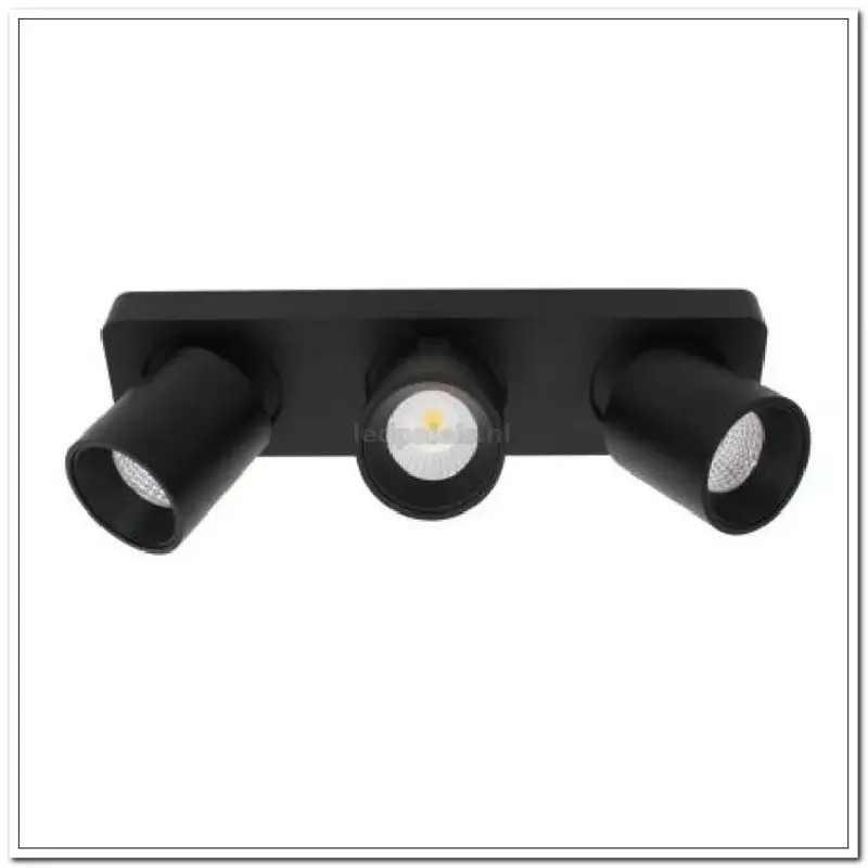 Foto 1 spot laguna zwart 3-lichts IP20 LED 3x6W 2700K 1620lm dimbaar