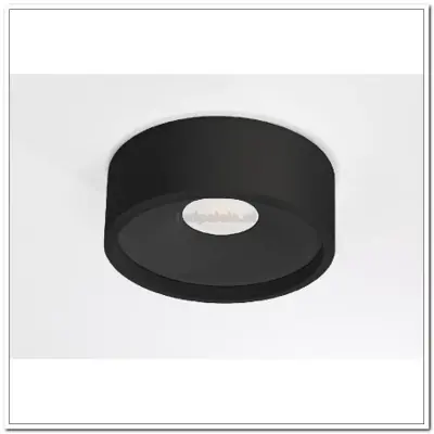 Foto van PL zwart "Orlando" Ø14cm 5h LED 10W 2700K 1000lm