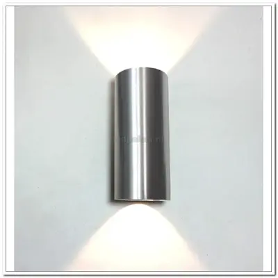 Foto van WL alu Berla 2 up/down Ø7,2cm 18h LED 2x4W 2700K 720lm IP54