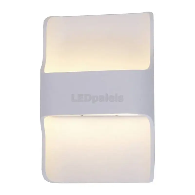 Foto 2 Wandlamp wit up/down "Dallas" IP54 LED 2x8W 2700K 1440lm dimbaar
