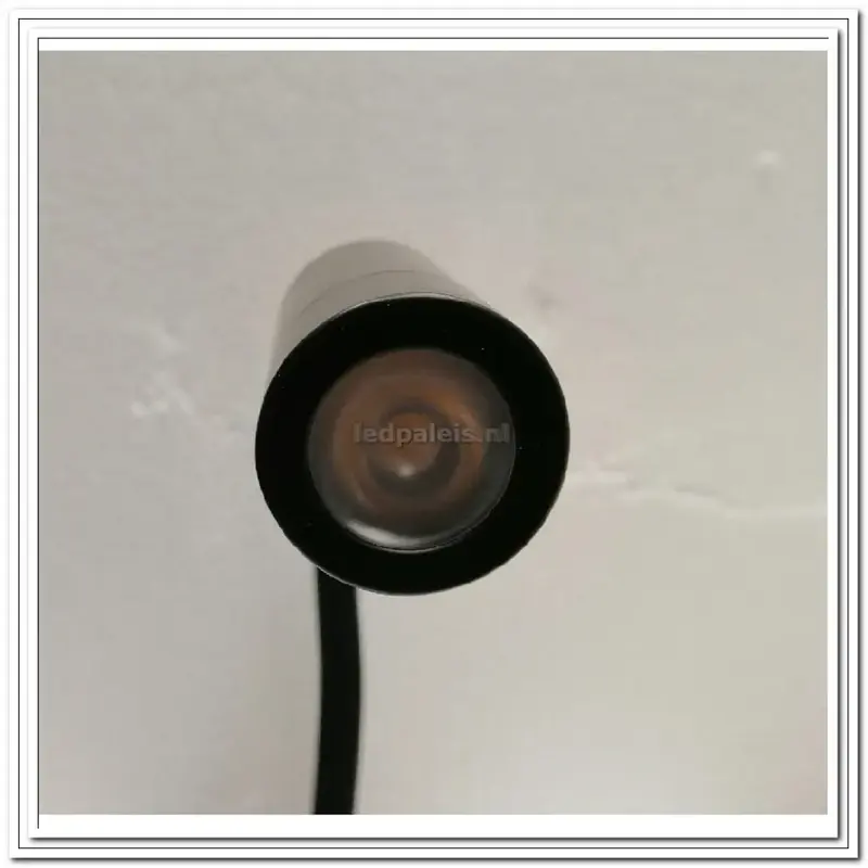 Foto 5 Wandspot LED met usb oplader zwart 3w 2700k rechthoek