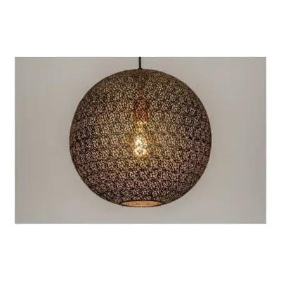 Foto van hanglamp Bol zwart goud ORONERO 40cm h 1040 z