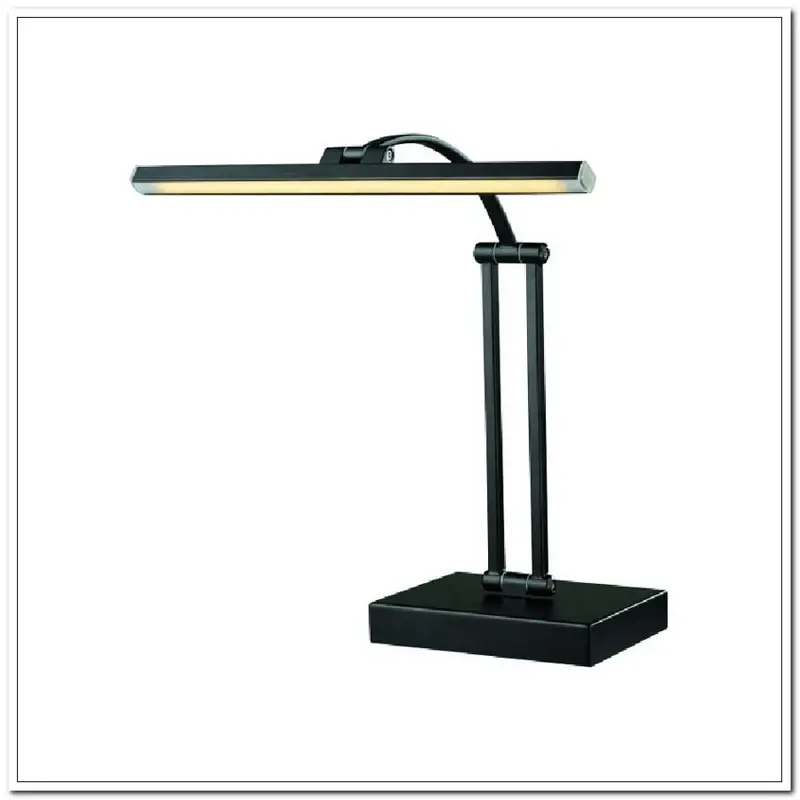 Foto 1 Tafellamp Matisse 42cm zwart T 7410 S pianolamp en burolamp dimmer