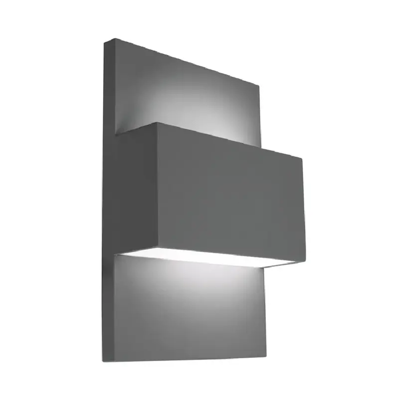 Foto 1 Gevel verlichting up en down antraciet