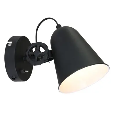 Foto van Wandlamp Dolphin 1323ZW Zwart Dolphin 1323ZW
