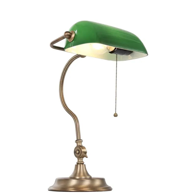 Foto 6 Bankierslamp Tafellamp Belana 7733BR Brons