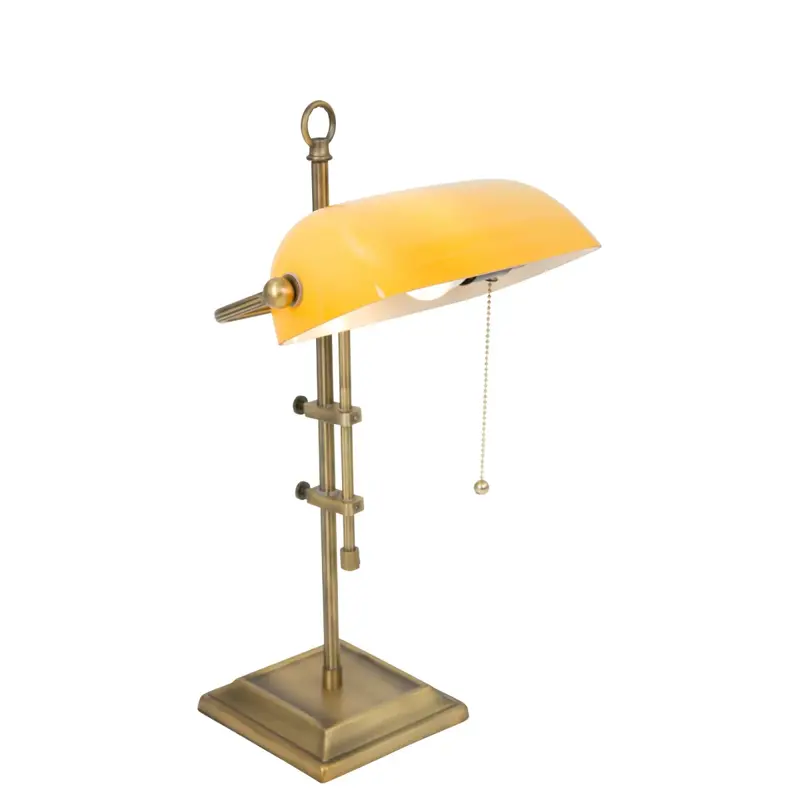 Foto 1 Bankierslamp Tafellamp Ancilla 7735BR brons Ancilla 7735BR