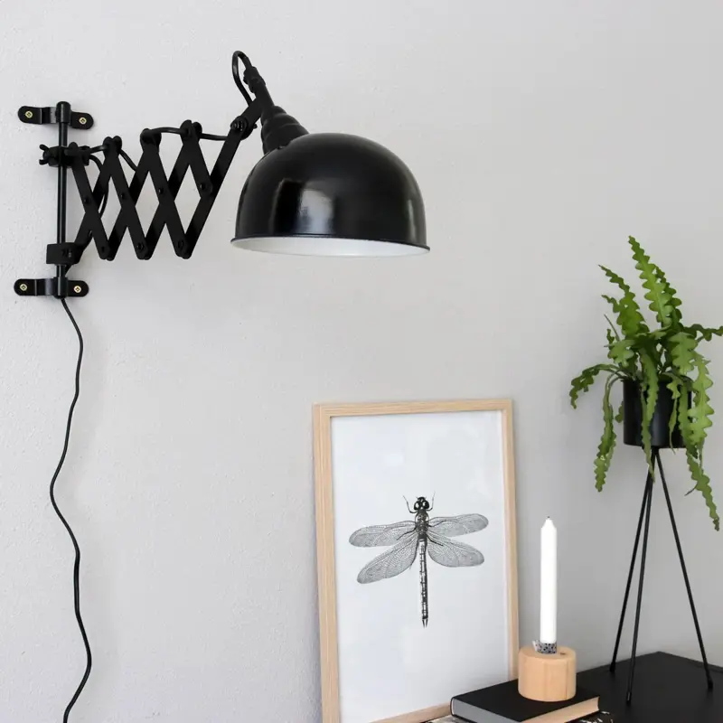 Foto 2 Wandlamp Yorkshire 7774 Zwart Yorkshire 7774ZW