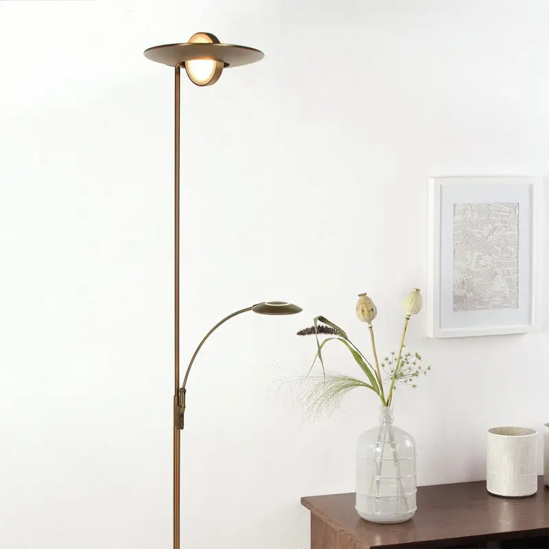 Foto 2 Vloerlamp Zenith 7860BR Brons Zenith LED 7860BR