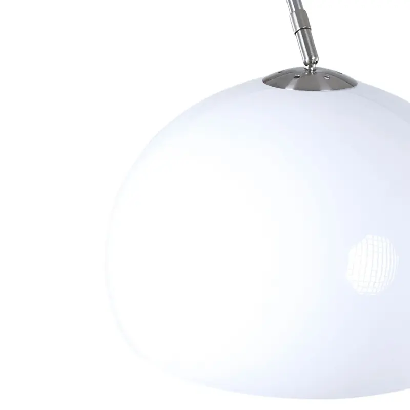 Foto 12 Vloerlamp Sparkled Light 7268ST+K10610S Staal-Wit Kunststof Sparkled Light 9678ST