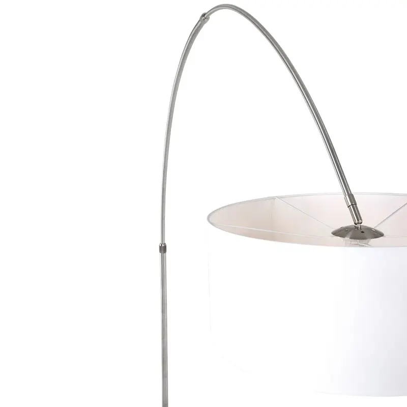 Foto 10 Vloerlamp Sparkled Light 7268ST+K10662S Staal-Wit Chintz Sparkled Light 9679ST