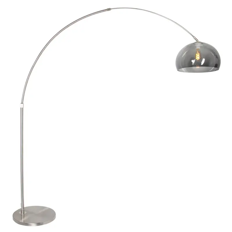 Foto 1 Vloerlamp Sparkled Light 7268ST+K11130S Staal-Grijs Kunststof Sparkled Light 9879ST