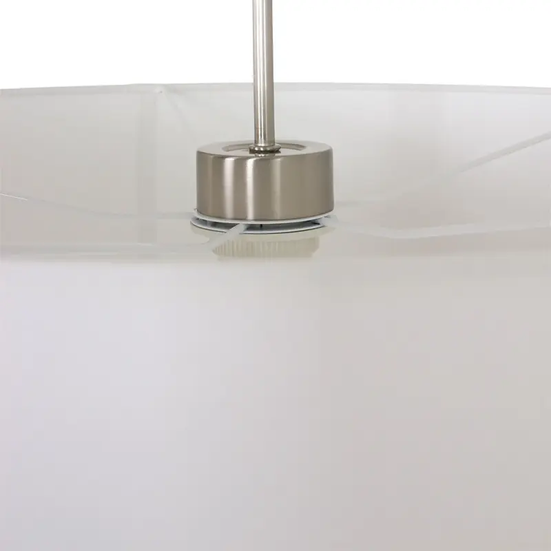 Foto 9 Hanglamp Sparkled Light 3602ST+K10662S Staal-Wit Chintz Sparkled Light 9886ST
