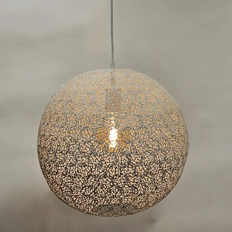 Foto 10 Hanglamp Bert oronero wit 40cm h 1040 w