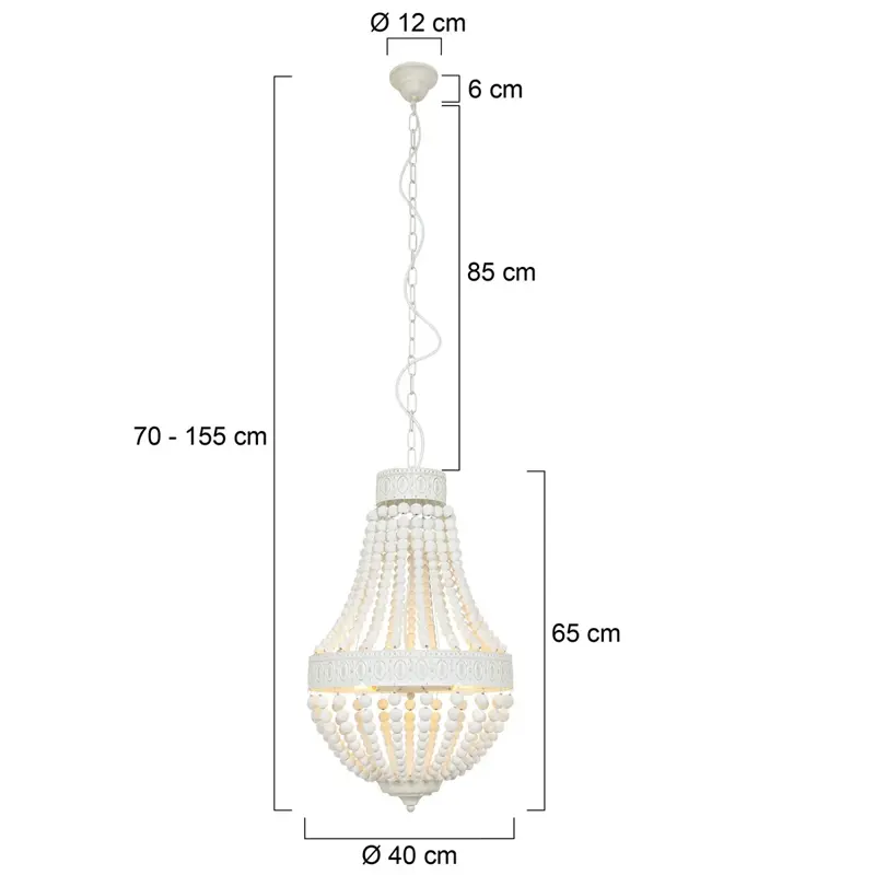 Foto 7 Hangl. 3-l 40cm wood *M* Ella 10191W