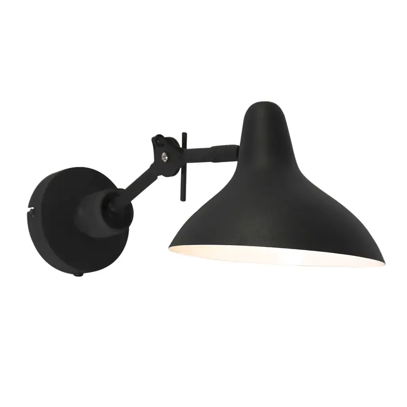Foto 1 Wandlamp Anne Kasket 2693ZW Zwart Kasket 2693ZW