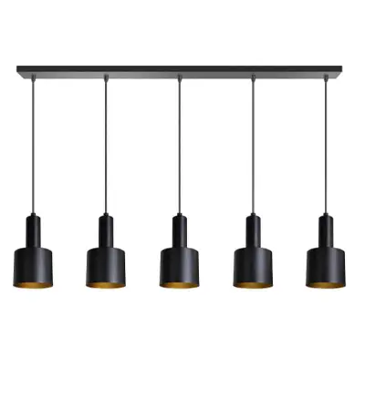Foto van Hanglamp Sledge 120cm Zwart