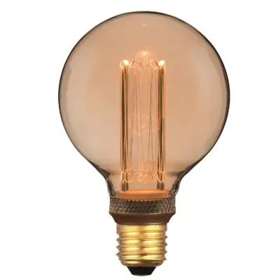 Foto van E27 5Watt Led Amber 95mm incl. Stappendimmer