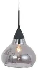 Foto 4 Hanglamp Macchia Vide Zwart Smoke Glas 6L