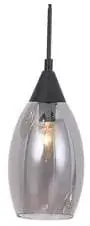 Foto 10 Hanglamp Macchia Vide Zwart Smoke Glas 6L