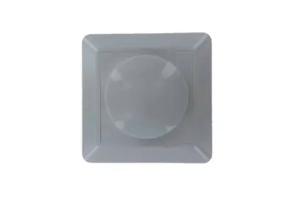 Foto van Enkelvoudige knop dimmer en plaat