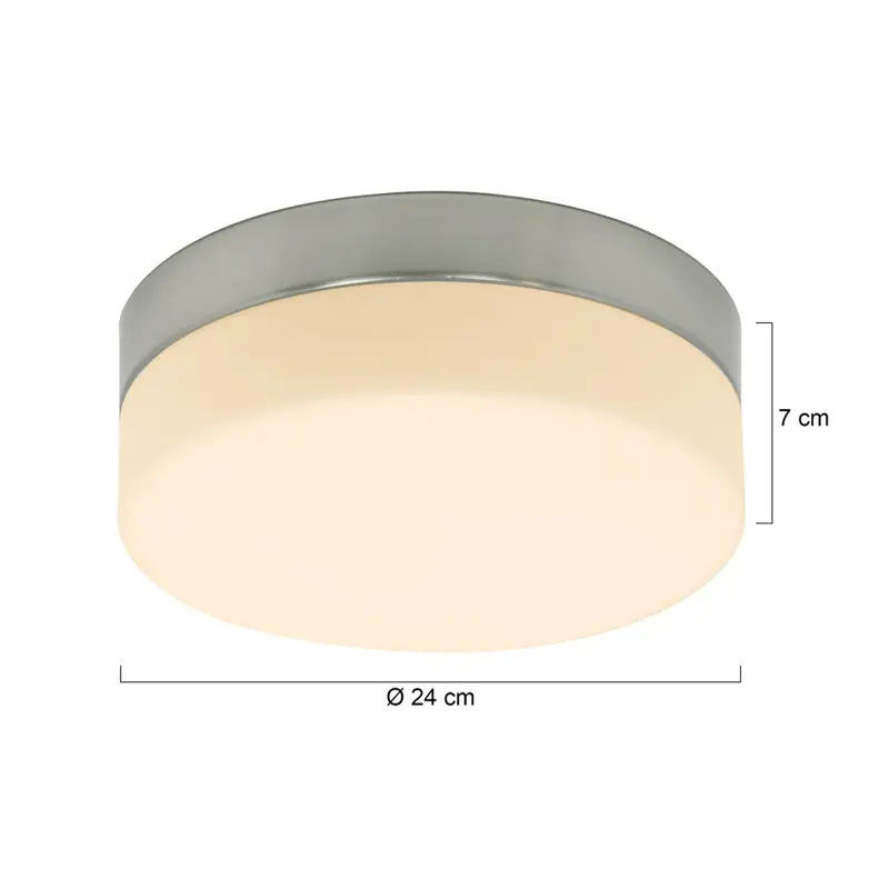 Foto 5 Plafondlamp Ikaro 1363ST Staal Ikaro 1363ST