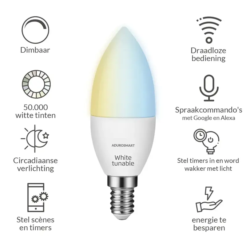 Foto 4 E14 candle Tunable white